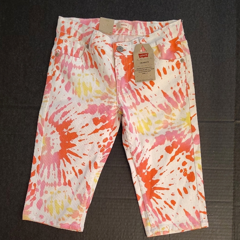 Kids Tie-Dye Pants - Pink, Orange, Yellow
